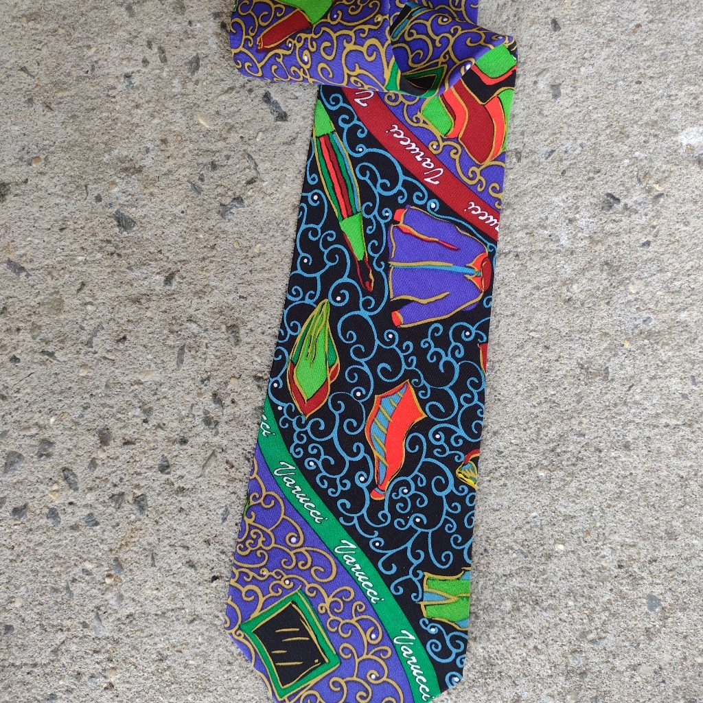 Varucci Men's Tie Classic 56.5 Long 4 Wide